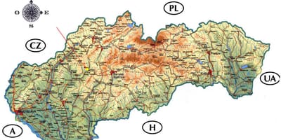 Kart Slovakiya qıfıllar