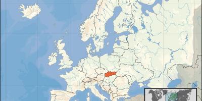 Yeri Slovakiya dünya xəritəsində