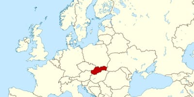 Kart Slovakiya, Avropanın xəritəsi