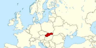 Kart Slovakiya, Avropanın xəritəsi